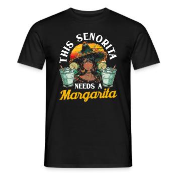 Mexikanische Fiesta Cinco De Mayo - Männer T-Shirt - Schwarz - Vorne - AI Model Male 178 light (178cm)