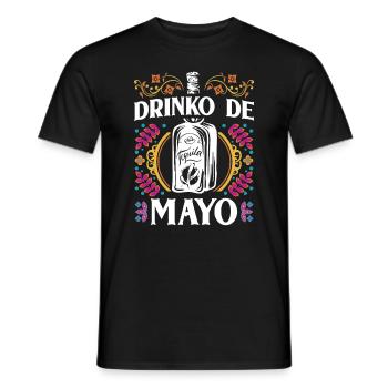 Mexikanische Fiesta Cinco De Mayo - Männer T-Shirt - Schwarz - Vorne - AI Model Male 178 light (178cm)