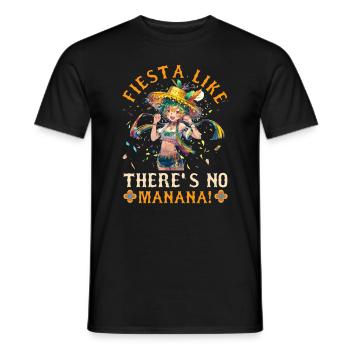 Mexikanische Fiesta Cinco De Mayo - Männer T-Shirt - Schwarz - Vorne - AI Model Male 178 light (178cm)
