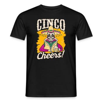 Mexikanische Fiesta Cinco De Mayo - Männer T-Shirt - Schwarz - Vorne - AI Model Male 178 light (178cm)