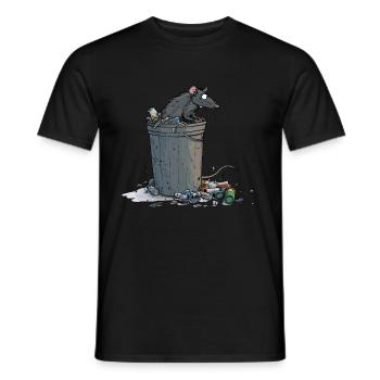 Anti Littering No Environment Recycle - Männer T-Shirt - Schwarz - Vorne - AI Model Male 178 light (178cm)