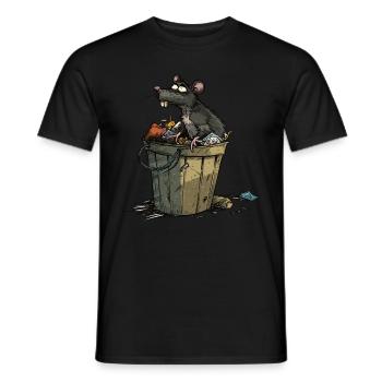 Anti Littering No Environment Recycle - Männer T-Shirt - Schwarz - Vorne - AI Model Male 178 light (178cm)