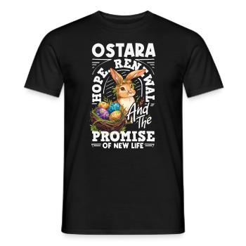 Easter Eostre Pagan Spring - Men's T-Shirt - black - Front - AI Model Male 178 light (178cm)