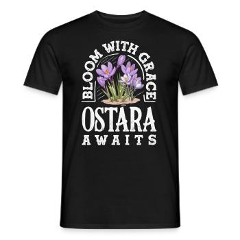 Easter Eostre Pagan Spring - Men's T-Shirt - black - Front - AI Model Male 178 light (178cm)