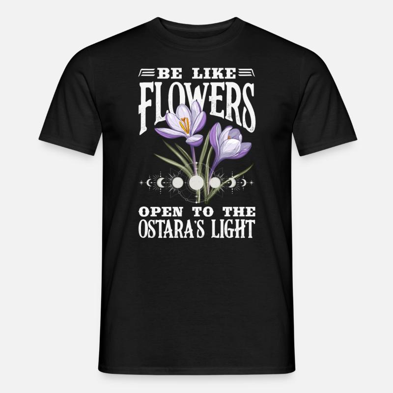 Easter Eostre Pagan Spring - Men's T-Shirt - black