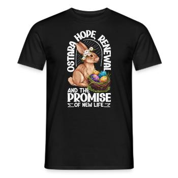 Easter Eostre Pagan Spring - Men's T-Shirt - black - Front - AI Model Male 178 light (178cm)