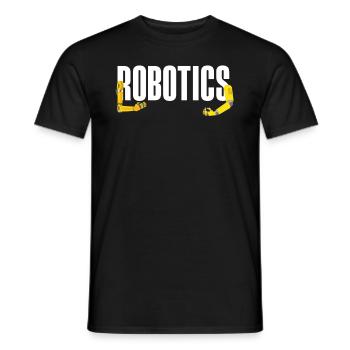 Programmeur de robots robotiques - T-shirt homme - noir - Devant - AI Model Male 178 light (178cm)