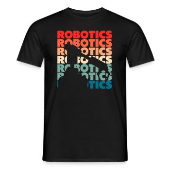 Programmeur de robots robotiques - T-shirt homme - noir - Devant - AI Model Male 178 light (178cm)