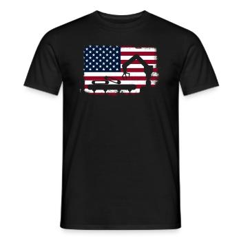 Programmeur de robots robotiques - T-shirt homme - noir - Devant - AI Model Male 178 light (178cm)