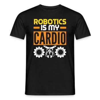 Programmeur de robots robotiques - T-shirt homme - noir - Devant - AI Model Male 178 light (178cm)
