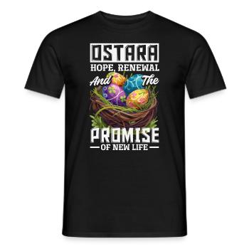 Easter Eostre Pagan Spring - Men's T-Shirt - black - Front - AI Model Male 178 light (178cm)