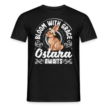 Easter Eostre Pagan Spring - Men's T-Shirt - black - Front - AI Model Male 178 light (178cm)