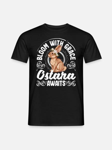 Easter Eostre Pagan Spring - Men's T-Shirt - black