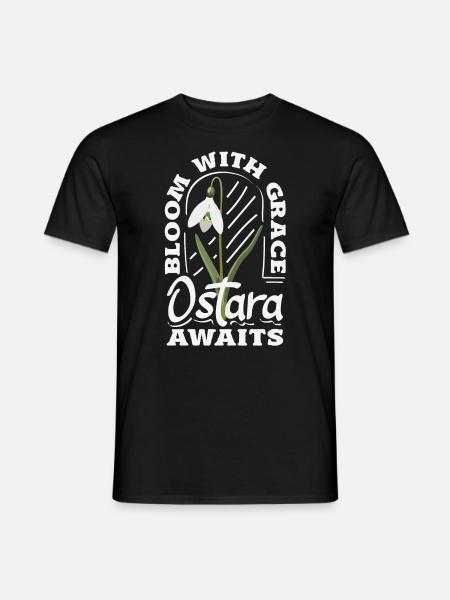Easter Eostre Pagan Spring - Men's T-Shirt - black