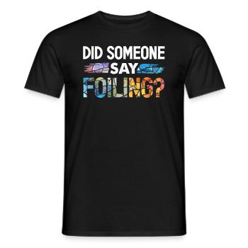 Lustiger Buntglas-künstler - Männer T-Shirt - Schwarz - Vorne - AI Model Male 178 light (178cm)