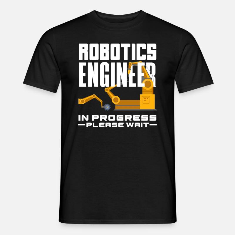 Programmeur de robots robotiques - T-shirt homme - noir
