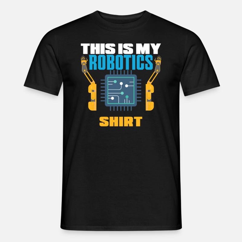 Programmeur de robots robotiques - T-shirt homme - noir