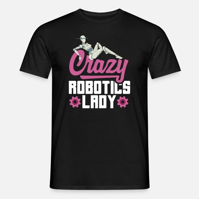 Programmeur de robots robotiques - T-shirt homme - noir