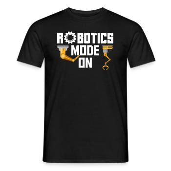 Programmeur de robots robotiques - T-shirt homme - noir - Devant - AI Model Male 178 light (178cm)