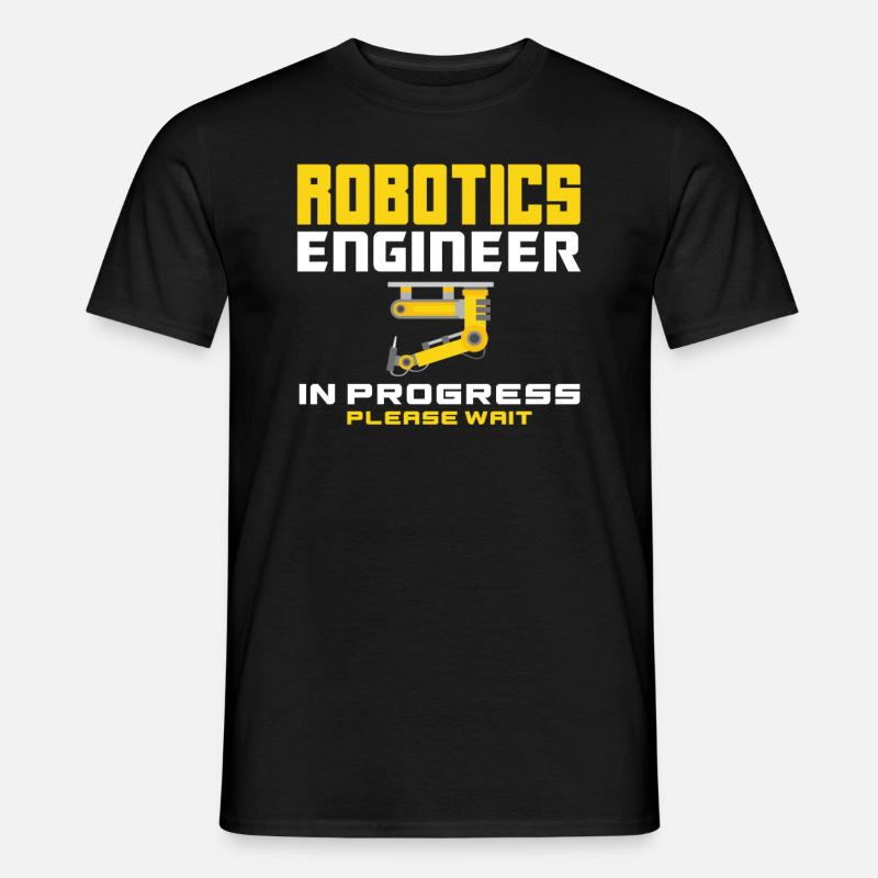 Programmeur de robots robotiques - T-shirt homme - noir