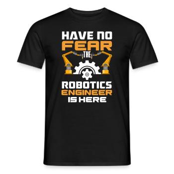 Programmeur de robots robotiques - T-shirt homme - noir - Devant - AI Model Male 178 light (178cm)
