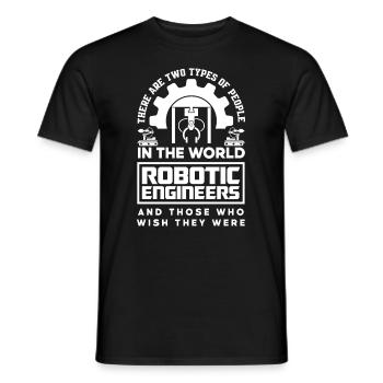 Programmeur de robots robotiques - T-shirt homme - noir - Devant - AI Model Male 178 light (178cm)