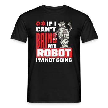 Programmeur de robots robotiques - T-shirt homme - noir - Devant - AI Model Male 178 light (178cm)
