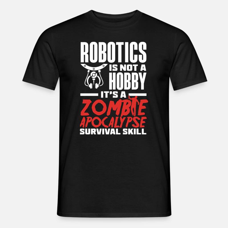 Programmeur de robots robotiques - T-shirt homme - noir