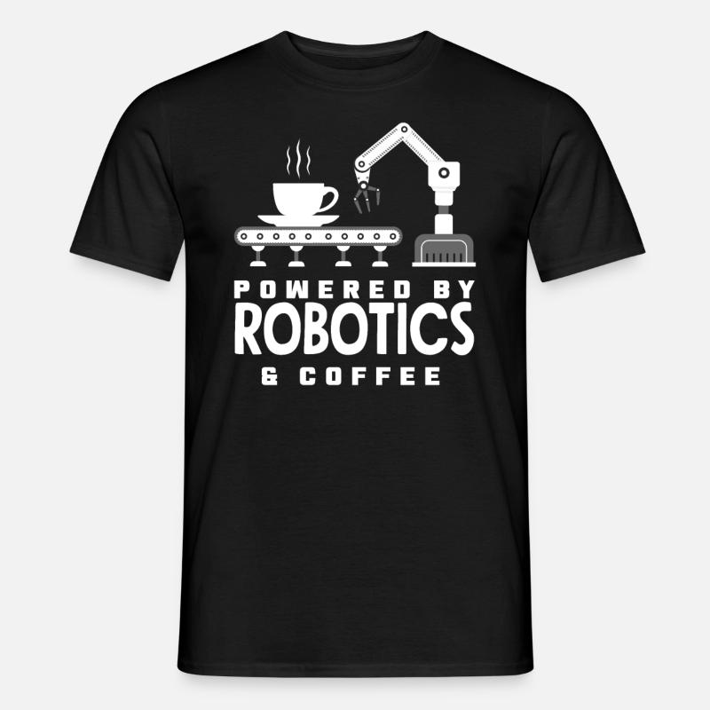 Programmeur de robots robotiques - T-shirt homme - noir