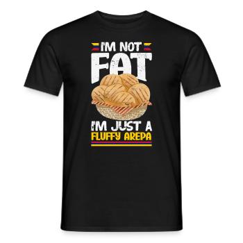 Arepas Colombian Venezuela Food - Men's T-Shirt - black - Front - AI Model Male 178 light (178cm)