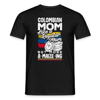 Arepas Colombien Venezuela Nourriture - T-shirt homme - noir - Devant - AI Model Male 178 light (178cm)