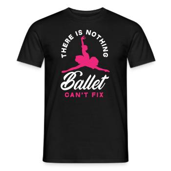Süßes Ballerina Ballettänzerin Geschenk - Männer T-Shirt - Schwarz - Vorne - AI Model Male 178 light (178cm)