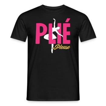 Süßes Ballerina Ballettänzerin Geschenk - Männer T-Shirt - Schwarz - Vorne - AI Model Male 178 light (178cm)