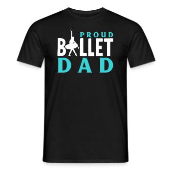 Süßes Ballerina Ballettänzerin Geschenk - Männer T-Shirt - Schwarz - Vorne - AI Model Male 178 light (178cm)