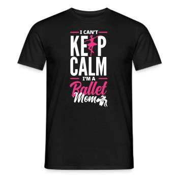 Süßes Ballerina Ballettänzerin Geschenk - Männer T-Shirt - Schwarz - Vorne - AI Model Male 178 light (178cm)