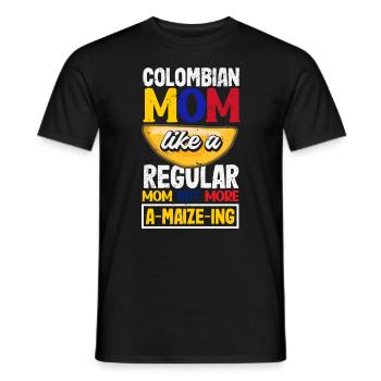 Arepas Colombian Venezuela Food - Men's T-Shirt - black - Front - AI Model Male 178 light (178cm)