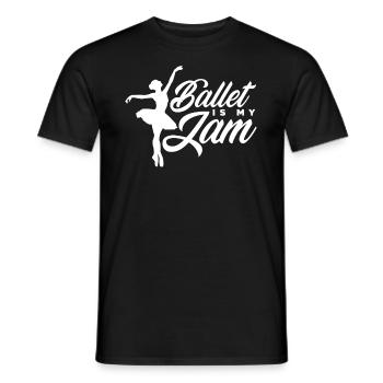 Süßes Ballerina Ballettänzerin Geschenk - Männer T-Shirt - Schwarz - Vorne - AI Model Male 178 light (178cm)