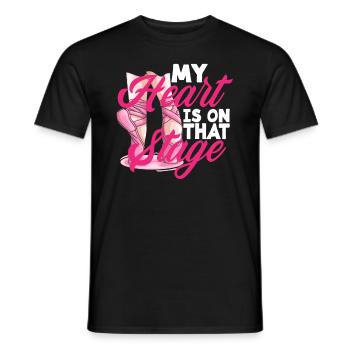 Süßes Ballerina Ballettänzerin Geschenk - Männer T-Shirt - Schwarz - Vorne - AI Model Male 178 light (178cm)