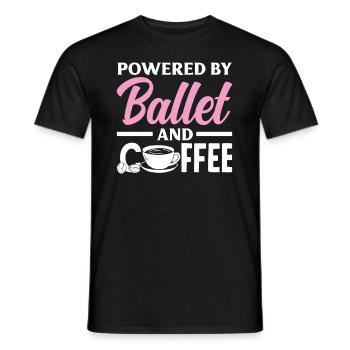 Süßes Ballerina Ballettänzerin Geschenk - Männer T-Shirt - Schwarz - Vorne - AI Model Male 178 light (178cm)