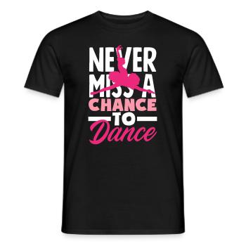 Süßes Ballerina Ballettänzerin Geschenk - Männer T-Shirt - Schwarz - Vorne - AI Model Male 178 light (178cm)