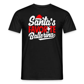 Süßes Ballerina Ballettänzerin Geschenk - Männer T-Shirt - Schwarz - Vorne - AI Model Male 178 light (178cm)