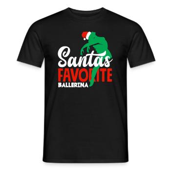 Süßes Ballerina Ballettänzerin Geschenk - Männer T-Shirt - Schwarz - Vorne - AI Model Male 178 light (178cm)