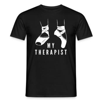 Süßes Ballerina Ballettänzerin Geschenk - Männer T-Shirt - Schwarz - Vorne - AI Model Male 178 light (178cm)