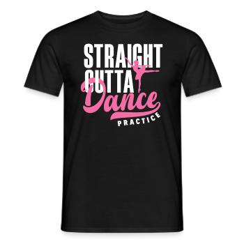 Süßes Ballerina Ballettänzerin Geschenk - Männer T-Shirt - Schwarz - Vorne - AI Model Male 178 light (178cm)