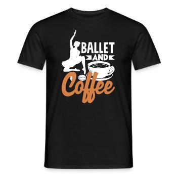 Süßes Ballerina Ballettänzerin Geschenk - Männer T-Shirt - Schwarz - Vorne - AI Model Male 178 light (178cm)