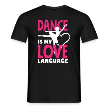 Süßes Ballerina Ballettänzerin Geschenk - Männer T-Shirt - Schwarz - Vorne - AI Model Male 178 light (178cm)