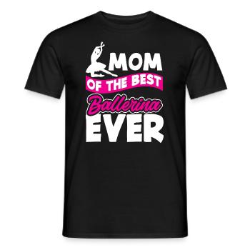 Süßes Ballerina Ballettänzerin Geschenk - Männer T-Shirt - Schwarz - Vorne - AI Model Male 178 light (178cm)