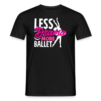 Süßes Ballerina Ballettänzerin Geschenk - Männer T-Shirt - Schwarz - Vorne - AI Model Male 178 light (178cm)