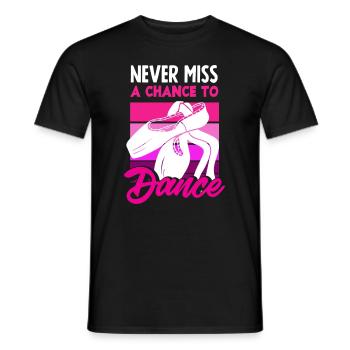 Süßes Ballerina Ballettänzerin Geschenk - Männer T-Shirt - Schwarz - Vorne - AI Model Male 178 light (178cm)