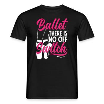 Süßes Ballerina Ballettänzerin Geschenk - Männer T-Shirt - Schwarz - Vorne - AI Model Male 178 light (178cm)